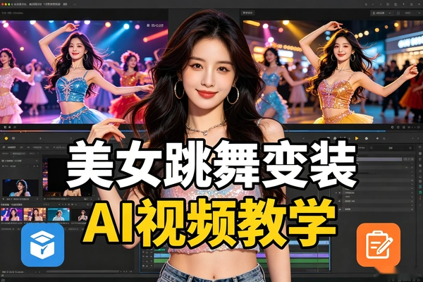 美女变装爆款秘诀 跳舞变装教学 全程干货