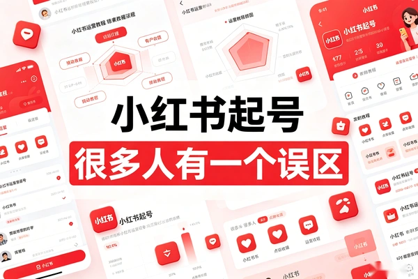 小红书起号别踩雷！这几个常见误区一定要避开