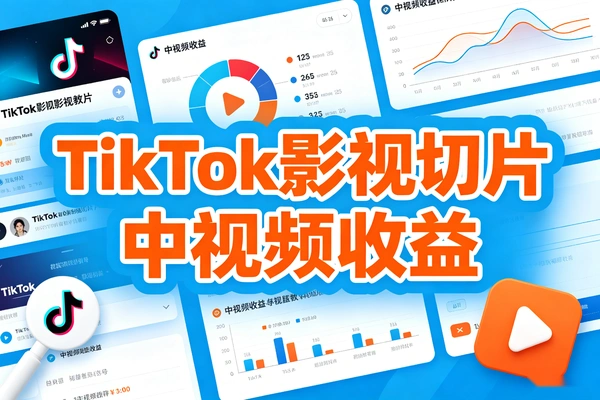 无需外语！TikTok影视切片教程，过原创稳拿中视频收益