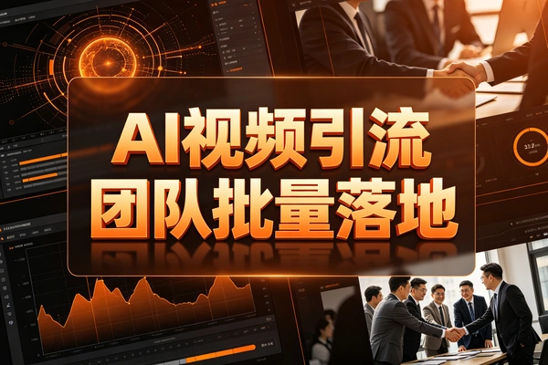 AI虚拟人视频引流玩法，团队可批量落地实操