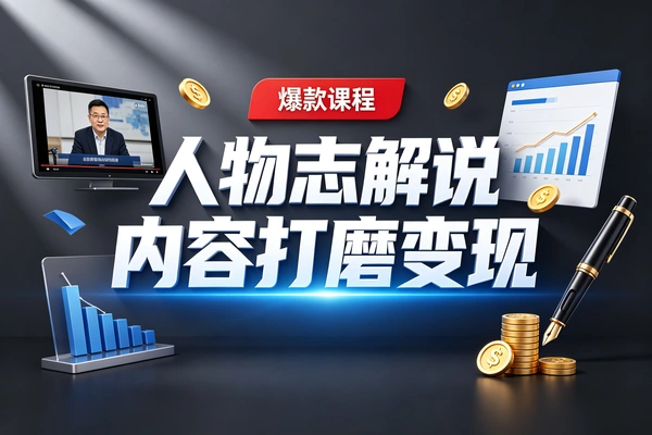 抖音人物志解说教学，从内容打磨到完整流量变现