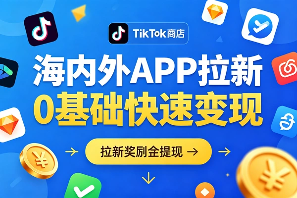 TikTok海外+国内APP拉新，全域落地变现攻略