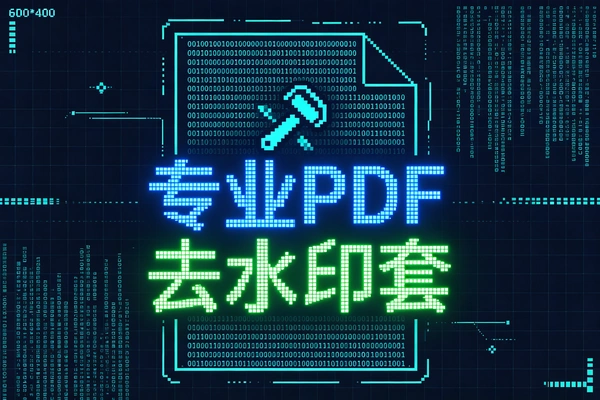 专业PDF去水印工具，批量清理水印高效省心