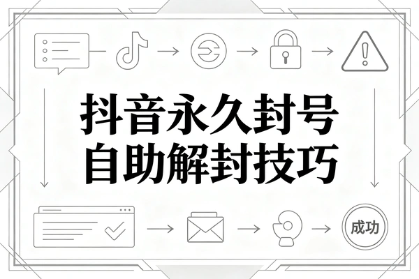 抖音永久封号自救技巧