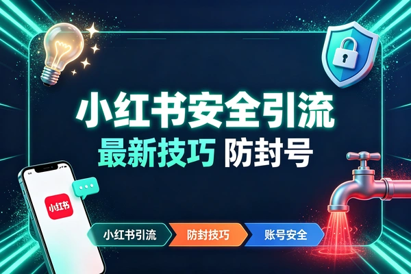 避开违规坑！小红书安全稳定引流实操