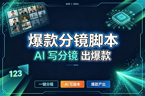 短视频创作神器！全套爆款分镜脚本生成指令