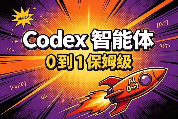 Codex保姆级教程，零基础从0到1玩转AI智能体